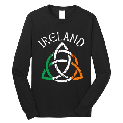 St Patricks Day for Adults Celtic Knot Ireland Long Sleeve Shirt