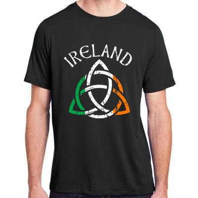 St Patricks Day for Adults Celtic Knot Ireland Adult ChromaSoft Performance T-Shirt