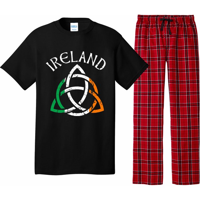 St Patricks Day for Adults Celtic Knot Ireland Pajama Set