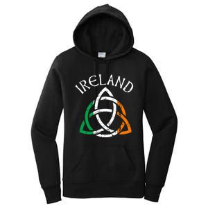 St Patricks Day for Adults Celtic Knot Ireland Women's Pullover Hoodie