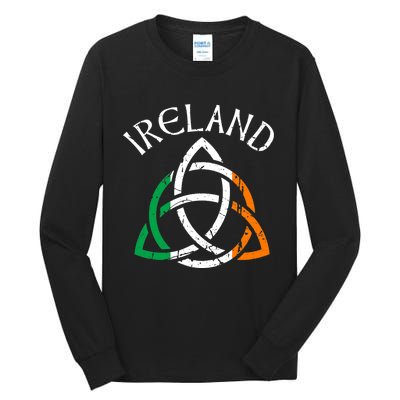 St Patricks Day for Adults Celtic Knot Ireland Tall Long Sleeve T-Shirt