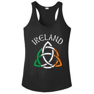 St Patricks Day for Adults Celtic Knot Ireland Ladies PosiCharge Competitor Racerback Tank