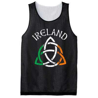 St Patricks Day for Adults Celtic Knot Ireland Mesh Reversible Basketball Jersey Tank