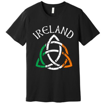 St Patricks Day for Adults Celtic Knot Ireland Premium T-Shirt