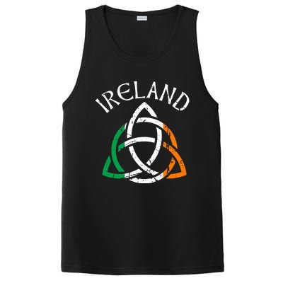 St Patricks Day for Adults Celtic Knot Ireland PosiCharge Competitor Tank