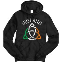 St Patricks Day for Adults Celtic Knot Ireland Tie Dye Hoodie