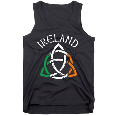 St Patricks Day for Adults Celtic Knot Ireland Tank Top