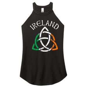 St Patricks Day for Adults Celtic Knot Ireland Women's Perfect Tri Rocker Tank