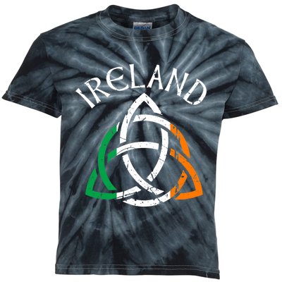 St Patricks Day for Adults Celtic Knot Ireland Kids Tie-Dye T-Shirt