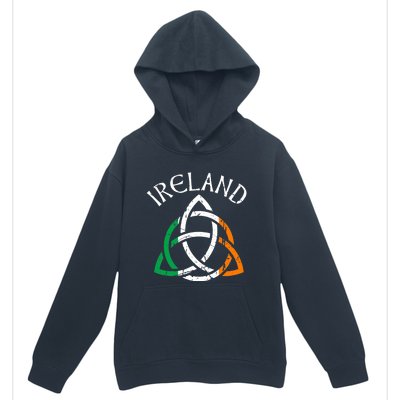 St Patricks Day for Adults Celtic Knot Ireland Urban Pullover Hoodie