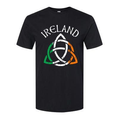 St Patricks Day for Adults Celtic Knot Ireland Softstyle CVC T-Shirt