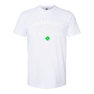 ST PATRICK’S DAY, SHENANIGANS IS NOT MY MIDDLE NAME Design Softstyle CVC T-Shirt