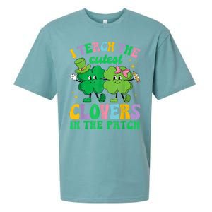 St Patricks Day Teacher I Teach The Cutest Clovers In Patch Sueded Cloud Jersey T-Shirt