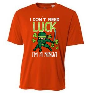 St Patricks Day Dont Need Luck Im Ninja Funny Cooling Performance Crew T-Shirt