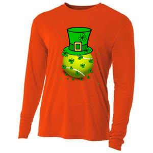 St Patricks Day Tennis Player And Coach Shamrock Irish Gift Cooling Performance Long Sleeve Crew