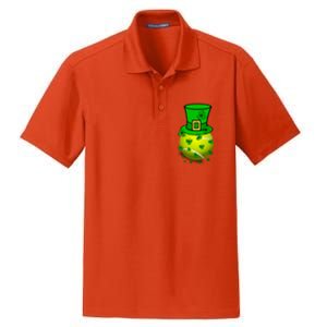 St Patricks Day Tennis Player And Coach Shamrock Irish Gift Dry Zone Grid Polo