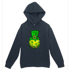 St Patricks Day Tennis Player And Coach Shamrock Irish Gift Urban Pullover Hoodie