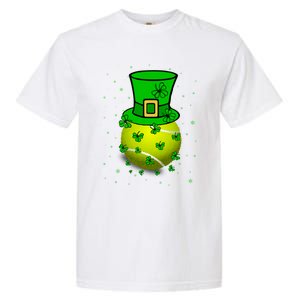 St Patricks Day Tennis Player And Coach Shamrock Irish Gift Garment-Dyed Heavyweight T-Shirt