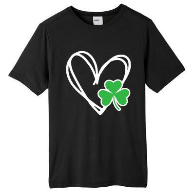 St Patricks Day Shirts Heart Shamrock Irish Tall Fusion ChromaSoft Performance T-Shirt