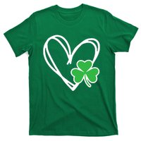 St Patricks Day Shirts Heart Shamrock Irish T-Shirt