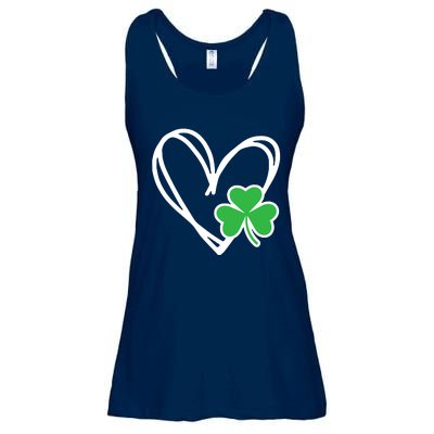 St Patricks Day Shirts Heart Shamrock Irish Ladies Essential Flowy Tank