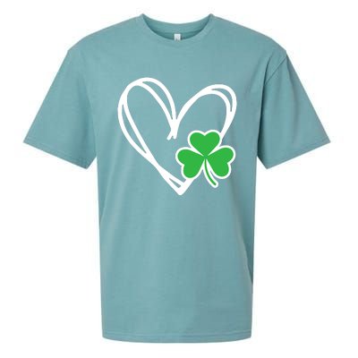 St Patricks Day Shirts Heart Shamrock Irish Sueded Cloud Jersey T-Shirt