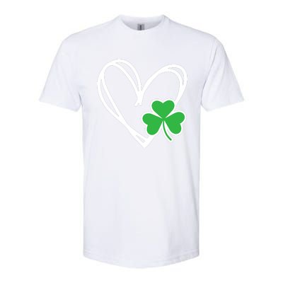 St Patricks Day Shirts Heart Shamrock Irish Softstyle CVC T-Shirt