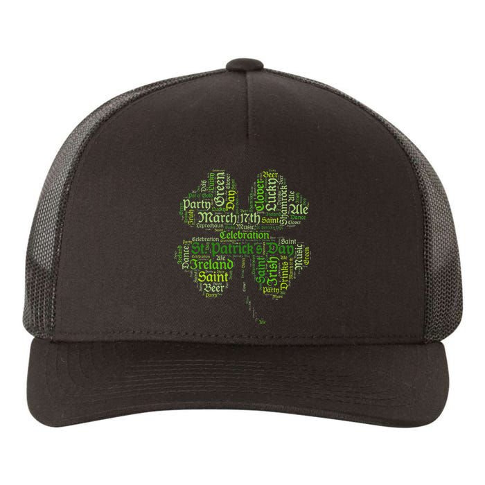 Saint Patrick's Day March 17 Pot Of Gold, Party Shenanigans Yupoong Adult 5-Panel Trucker Hat