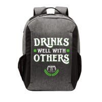 Drinks Well With Others St Patricks Day, Funny St Patricks Day, St Patricks Day Drinking Team Vector Backpack