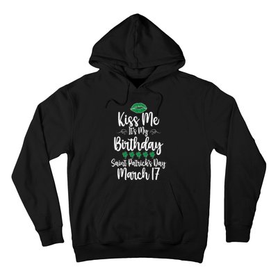 Saint Patrick's Day March Born Irish Birthday Hoodie