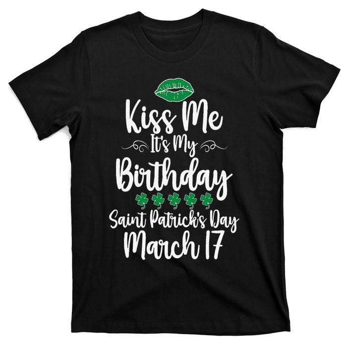 Saint Patrick's Day March Born Irish Birthday T-Shirt