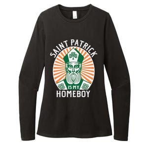 St. Patrick's Day Saint Patrick Is My Homeboy Womens CVC Long Sleeve Shirt