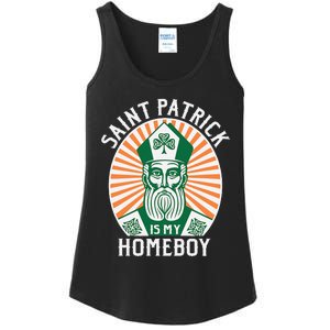 St. Patrick's Day Saint Patrick Is My Homeboy Ladies Essential Tank