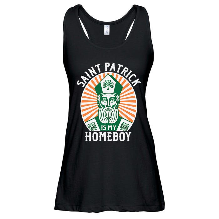 St. Patrick's Day Saint Patrick Is My Homeboy Ladies Essential Flowy Tank