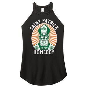 St. Patrick's Day Saint Patrick Is My Homeboy Women's Perfect Tri Rocker Tank