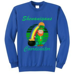 St Patricks Day Leprechaun Shenanigans Coordinator Rainbow Gift Sweatshirt