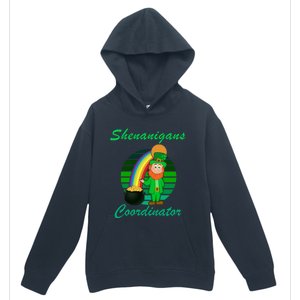 St Patricks Day Leprechaun Shenanigans Coordinator Rainbow Gift Urban Pullover Hoodie