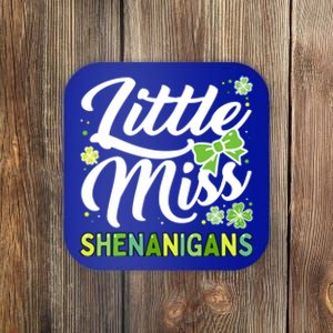 St Patrick's Day Little Miss Shenanigans Gift Coaster