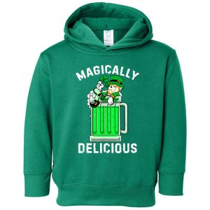 St Patricks Day Magically Delicious Drinking Beer Gift Toddler Hoodie