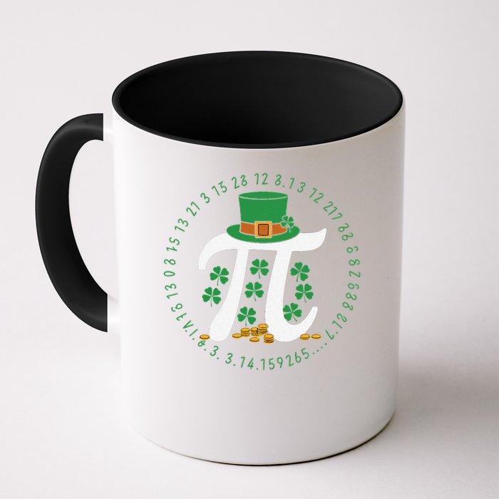 St Patricks Day Happy Pi Day Math Science Irish Shamrocks Coffee Mug