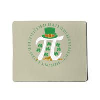 St Patricks Day Happy Pi Day Math Science Irish Shamrocks Mousepad