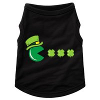St Patricks Day Eating Shamrock Retro Gamer Doggie Tank