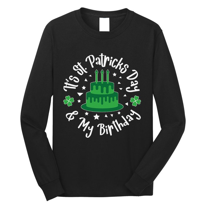 Saint Patrick's Day Funny Graphic Quote Print Birthday Gift Long Sleeve Shirt