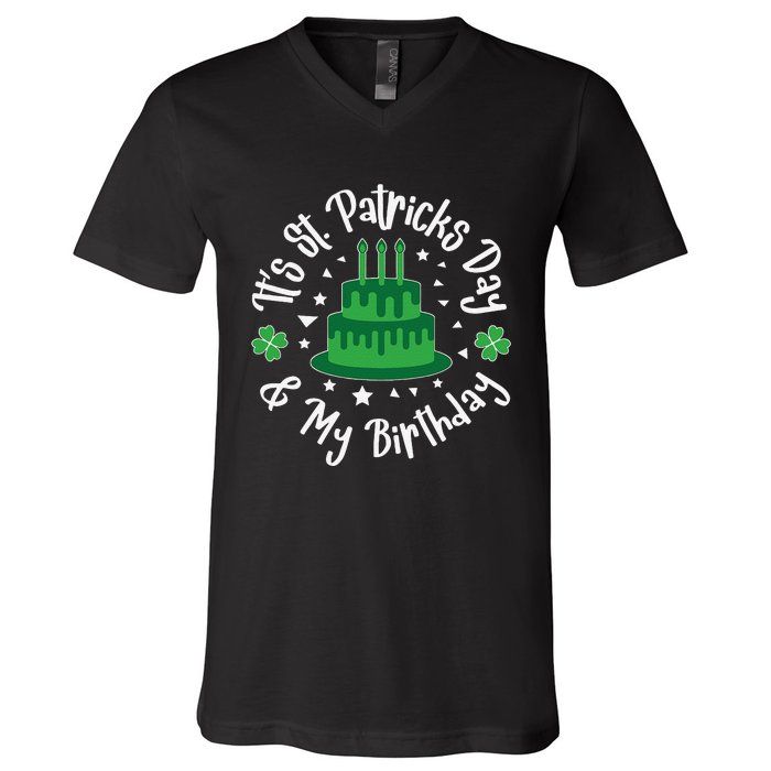 Saint Patrick's Day Funny Graphic Quote Print Birthday Gift V-Neck T-Shirt