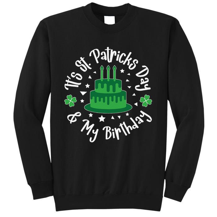 Saint Patrick's Day Funny Graphic Quote Print Birthday Gift Tall Sweatshirt