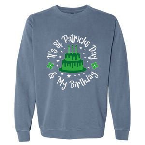 Saint Patrick's Day Funny Graphic Quote Print Birthday Gift Garment-Dyed Sweatshirt