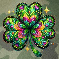 St Patricks Day Shamrock Irish Clover Legacy Tie Dye Trucker Hat