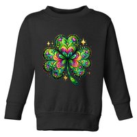 St Patricks Day Shamrock Irish Clover Toddler Sweatshirt