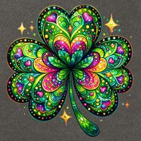 St Patricks Day Shamrock Irish Clover Cotton Canvas Backpack