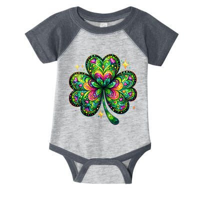 St Patricks Day Shamrock Irish Clover Infant Baby Jersey Bodysuit